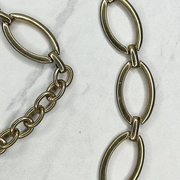 Gold Tone Oval Chain Link Belt - Medium (M) Large (L) ✨ - Picture 5 of 9